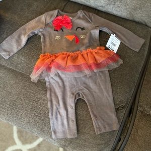 Thanksgiving Romper size 3-6 mos